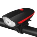 Farol Bike Recarregável LED com Buzina