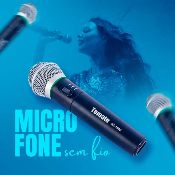 Microfone sem fio Profissional